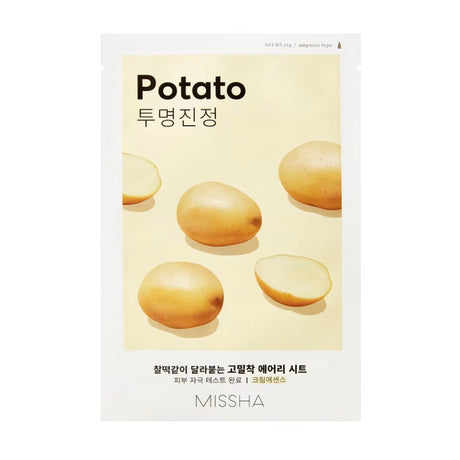 Missha – Airy Fit Sheet Mask – Potato, 19g - Feel You
