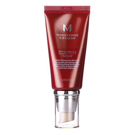 Missha - M Perfect Cover BB Cream SPF42/PA+++ - Covering BB Cream - No.27 Honey Beige - 50ml - Feel You