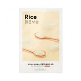 Missha - Rice Airy Fit Sheet Mask - Zjemňující pleťová maska - 19.0g - Feel You