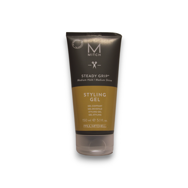 Mitch by Paul Mitchell, Styling Steady Grip, Paraben-Free, Hair Styling Gel, Natural Shine, Firm Hold, 150 ml - Feel You