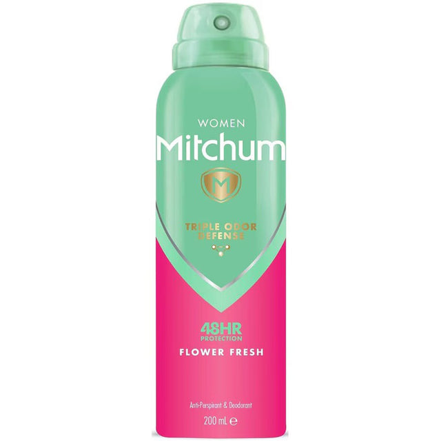Mitchum, Flower Fresh, Hydrating 48H, Deodorant Spray, For Women, 200 ml - Feel You