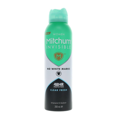 Mitchum, Invisible Clear Fresh, Hydrating 48H, Deodorant Spray, For Women, 200 ml - Feel You