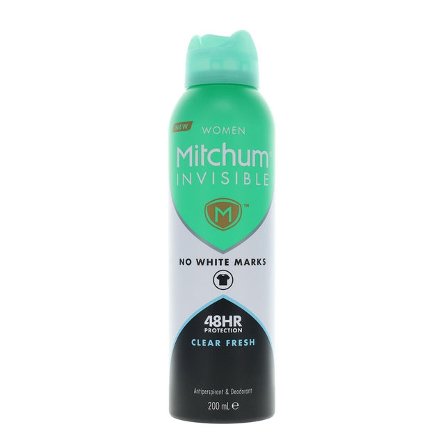 Mitchum, Invisible Clear Fresh, Hydrating 48H, Deodorant Spray, For Women, 200 ml - Feel You