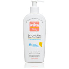 Mixa - Baby Gel for body & hair Soap-Free Surgres - Extra nourishing cleansing gel and body hair of children - 400ml - Feel You
