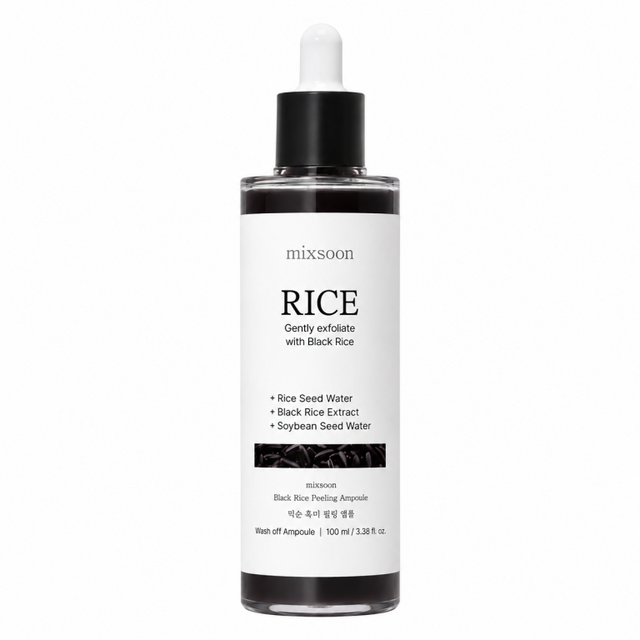 Mixsoon - Black Rice Peeling Ampoule, 100ml - Feel You