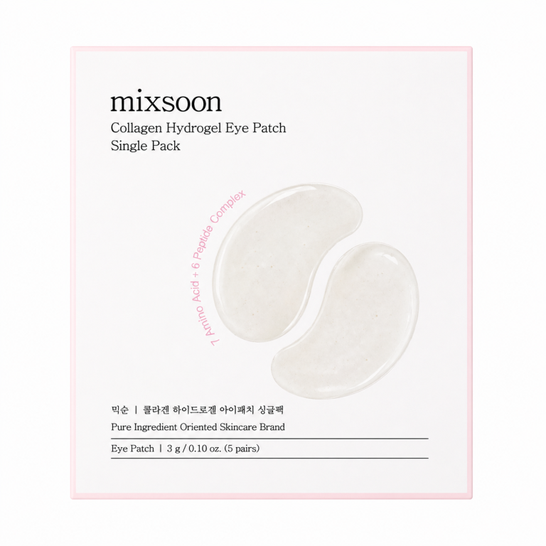 Mixsoon - Collagen Hydrogel Eye Patch Single Pack, 5 pairs - Feel You