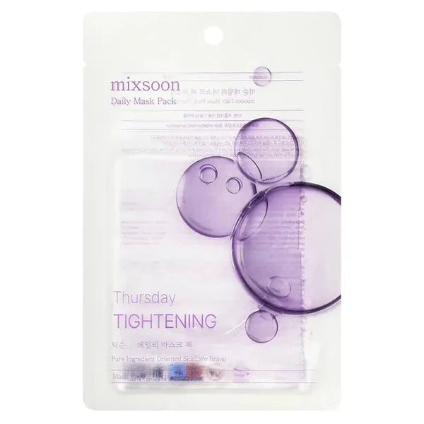 Mixsoon - Daily Mask Pack - 10pcs - Thursday Tightening - Feel You