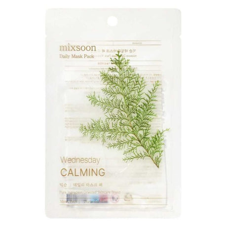 Mixsoon - Daily Mask Pack - 10pcs - Wednesday Calming - Feel You