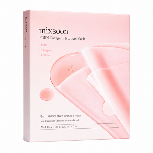 Mixsoon - PDRN Collagen Hydrogel Mask, 5 sheets - Feel You