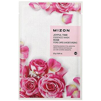 Mizon - Joyful Time Essence Mask Rose (Dry Skin) - Canvas 3D Mask - 23.0g - Feel You