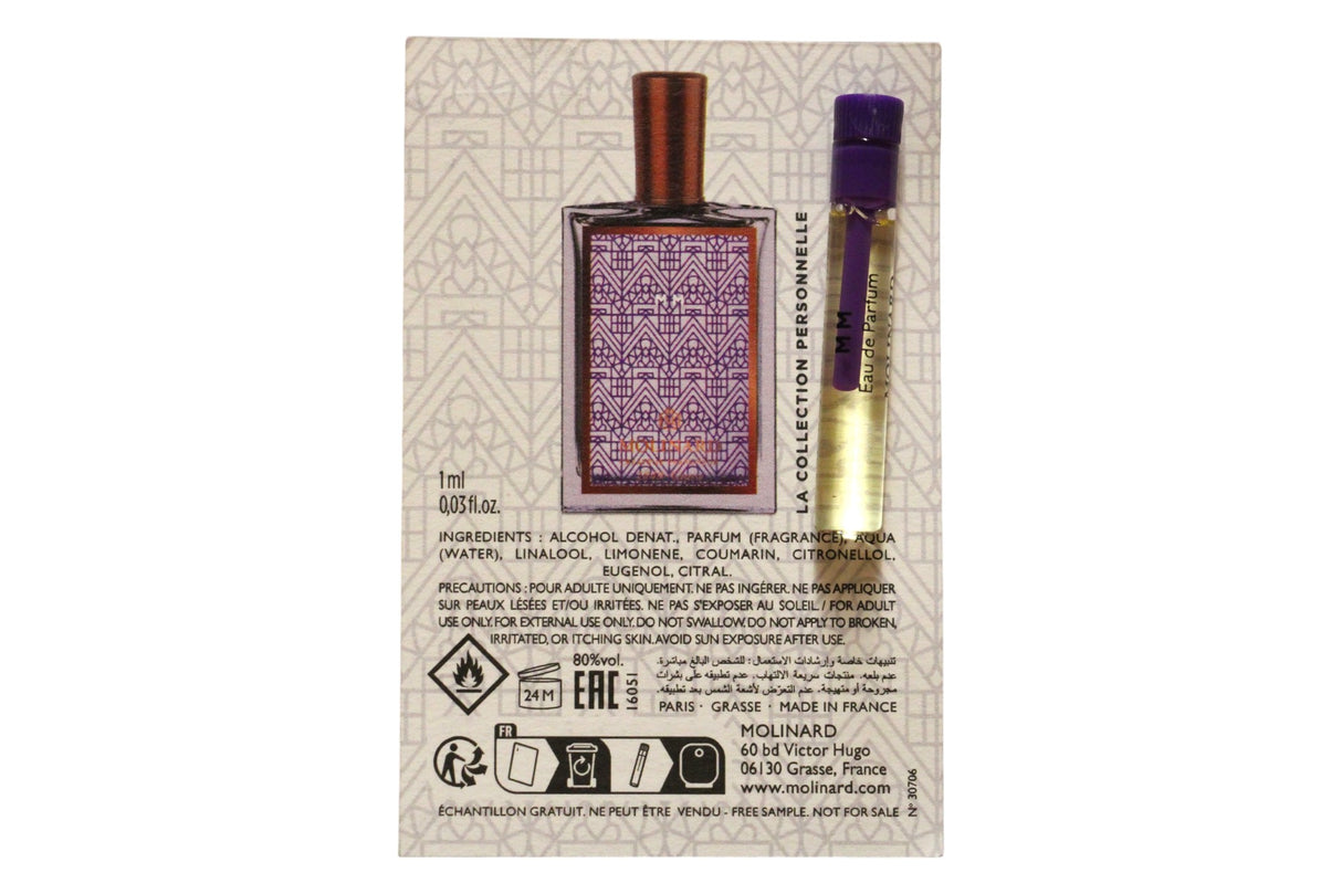 Molinard, Collection Personnelle - MM, Eau De Parfum, Unisex, 1 ml *Vial - Feel You