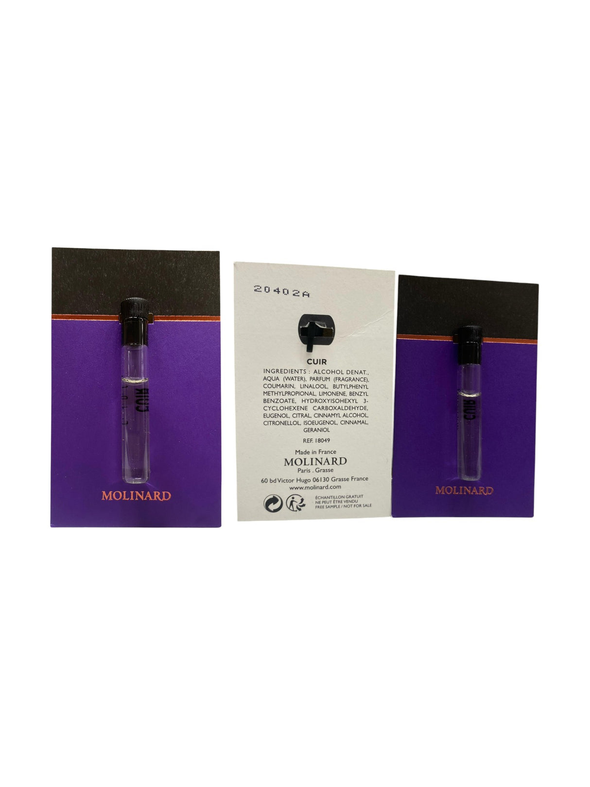 Molinard, Les Elements Collection - Cuir, Eau De Parfum, For Women, 1 ml *Vial - Feel You