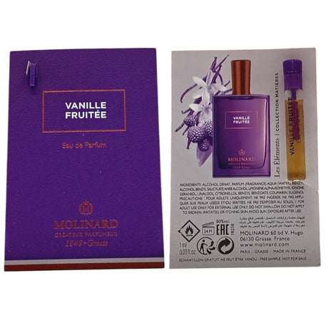 Molinard, Les Elements - Vanille Fruitee, Eau De Parfum, Unisex, 1 ml *Vial - Feel You