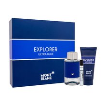 Mont Blanc - Explorer Ultra Blue Gift set EDP 100 ml, miniature EDP 7.5 ml and shower gel 100 ml - 100ml - Feel You