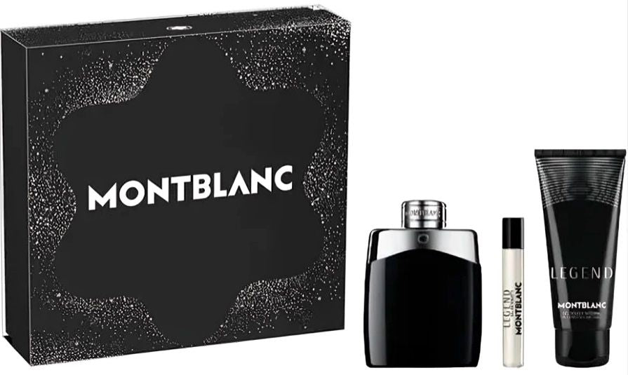 Mont Blanc - Legend Gift set EDT 100 ml, shower gel 100 ml and miniature EDT 7.5 ml - 100ml - Feel You