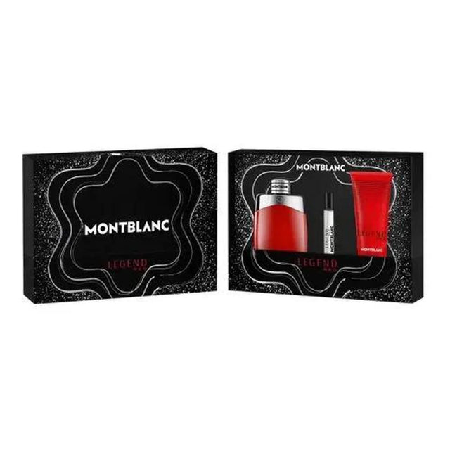 Mont Blanc - Legend Red Gift set EDP 100 ml, miniature EDP 7.5 ml and shower gel 100 ml - 100ml - Feel You