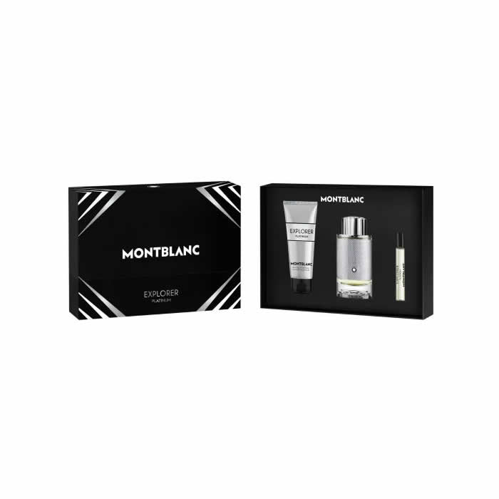 Montblanc Explorer Platinum Eau De Perfume Spray 100ml Set 3 Pieces - Feel You