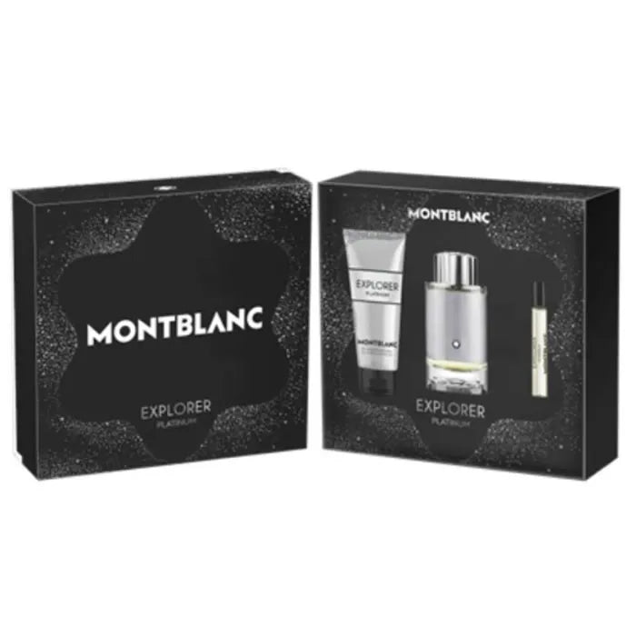 Montblanc Explorer Platinum Eau De Perfume Spray 100ml Set 3 Pieces - Feel You