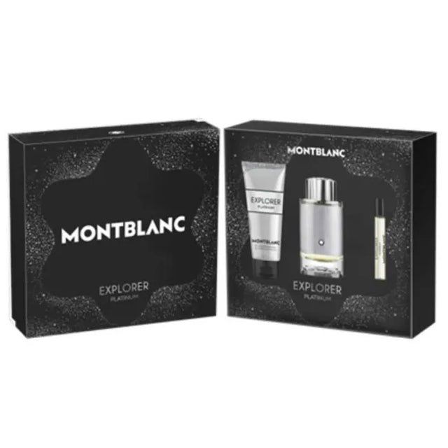 Montblanc Explorer Platinum Eau De Perfume Spray 100ml Set 3 Pieces - Feel You