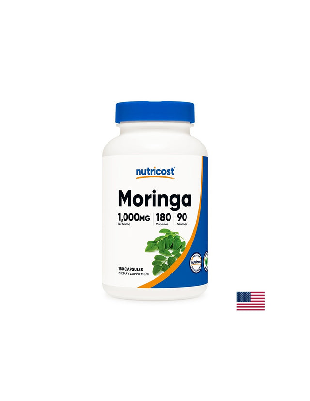 Антиоксидант - Моринга (Moringa), 180 капсули Nutricost - Feel You