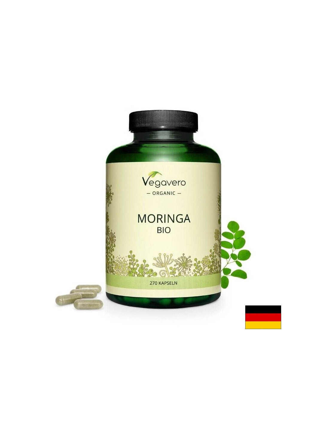 Moringa Bio/ Био Моринга, 270 капсули, 100% Vegan Vegavero - Feel You