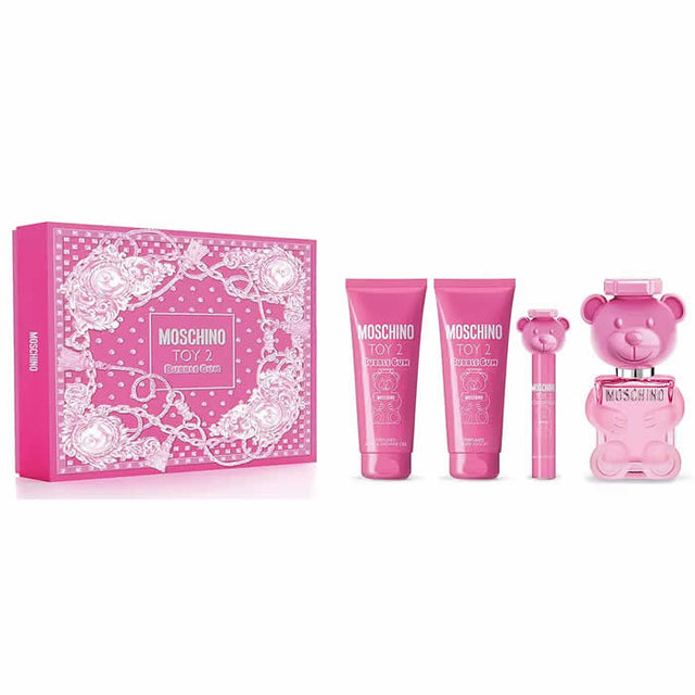 Moschino - Toy 2 Bubble Gum Dárková sada EDT 100 ml, miniatruka EDT 10 ml, sprchový gel 100 ml a tělové mléko 100 ml - 100ml - Feel You