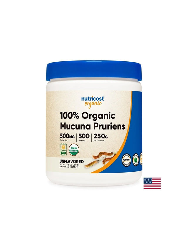 Стрес и безпокойство - Мукуна (Mucuna Pruriens) 400 mg, 250 g прах - Feel You