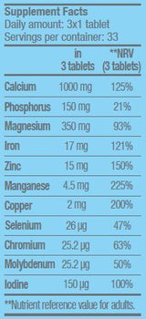 Multi Mineral Complex 100 Tabs. - Feel You