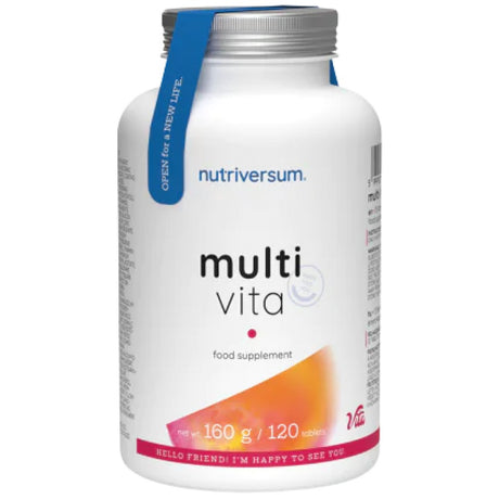 Multi Vita | Vitamins & Minerals Daily Formula - 120 Таблетки - Feel You
