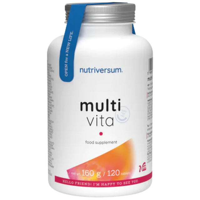 Multi Vita | Vitamins & Minerals Daily Formula - 120 Таблетки - Feel You