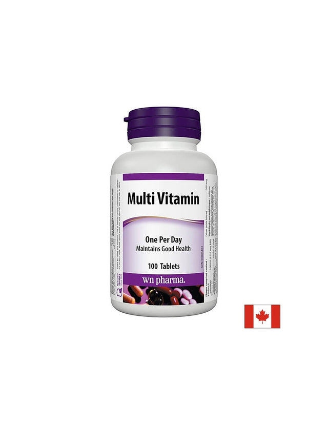 Multi Vitamin – Мултивитамини, 100 таблетки Webber Naturals - Feel You