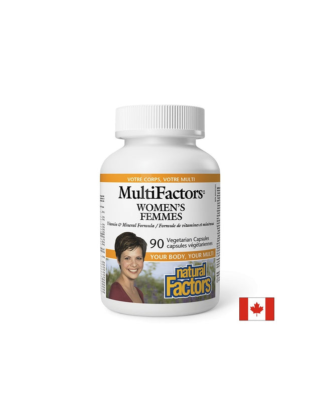 Мултивитамини и Минерали за Жени MultiFactors, 90 V капсули Natural Factors - Feel You