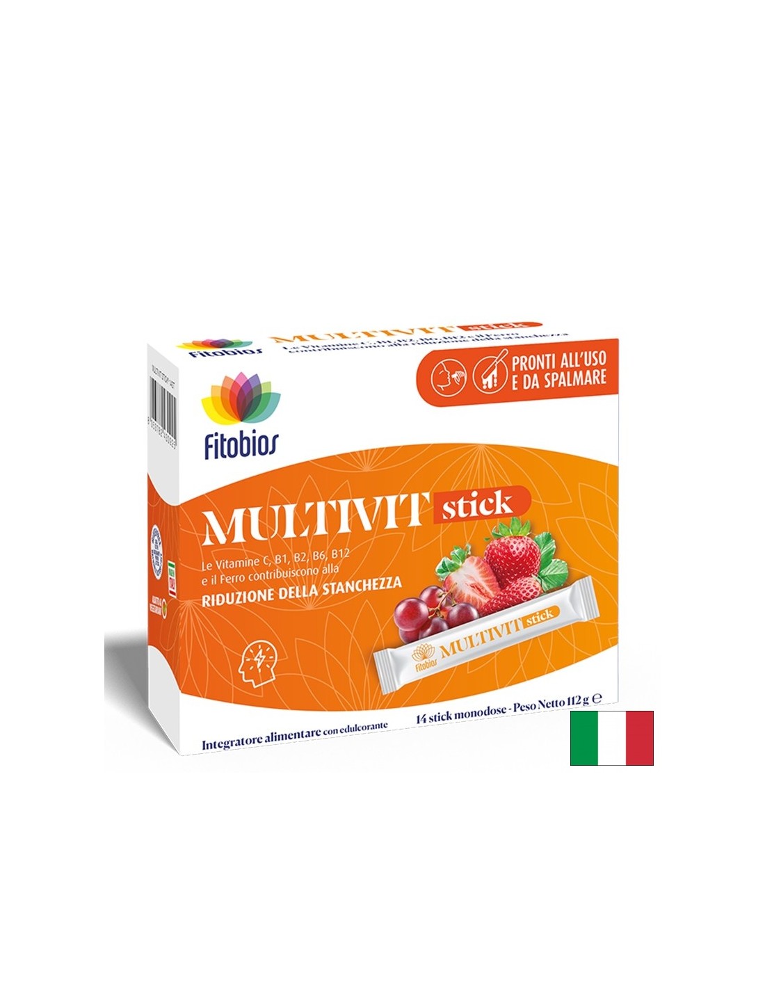 Пълен спектър витамини и минерали – За енергия, имунитет и тонус, Multivit Stick, 14 течни сашета - Feel You