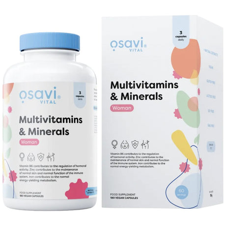 Multivitamins & Minerals Woman - 180 капсули - Feel You