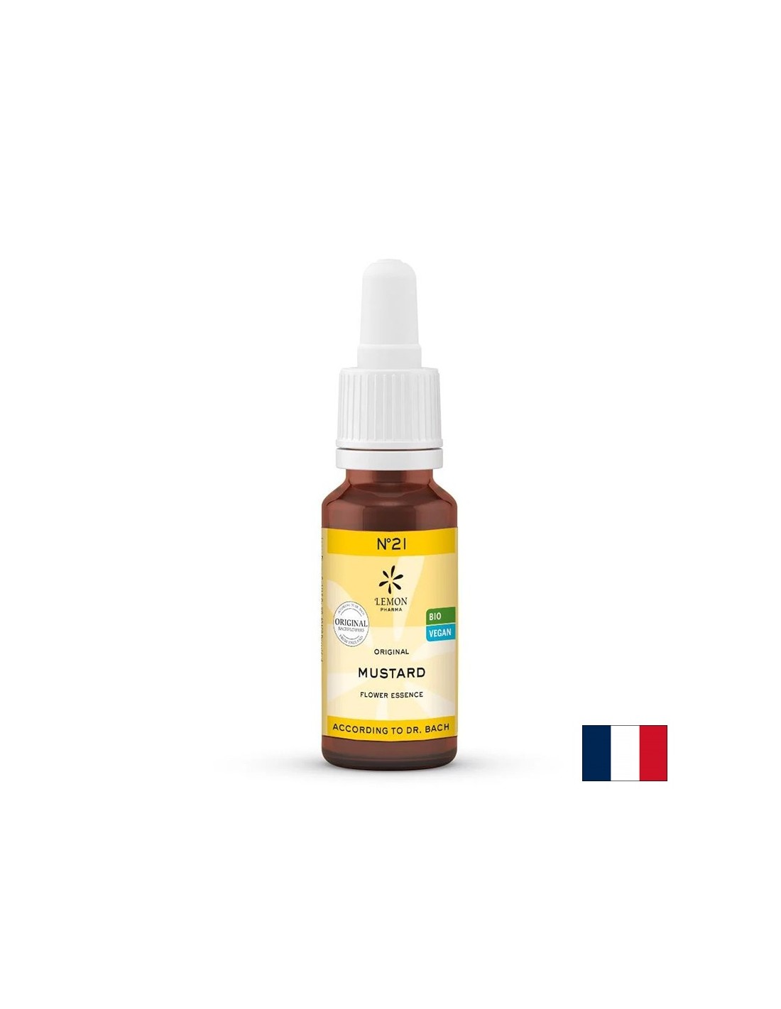 Цветна есенция Синап (Mustard) N°21 – Светлина и яснота при внезапна тъга, 20 ml капки - Feel You