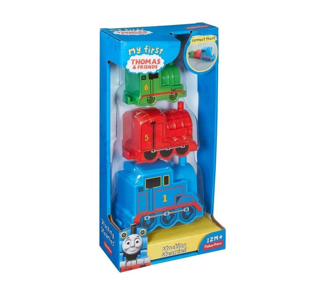 My First Thomas The Train 12+ Months Set Fisher Price: Thomas & Friends, Train, No. 1, Blue + Thomas & Friends, Train, No. 5, Red + Thomas & Friends, Train, No. 6, Green - Feel You