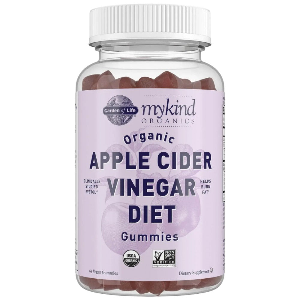Mykind Organics | Apple Cider Vinegar Diet Gummies - 63 желирани бонбони - Feel You
