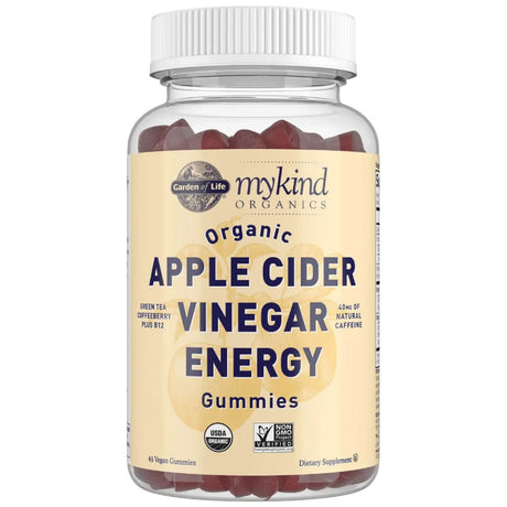 Mykind Organics | Apple Cider Vinegar Energy Gummies - 63 желирани бонбони - Feel You