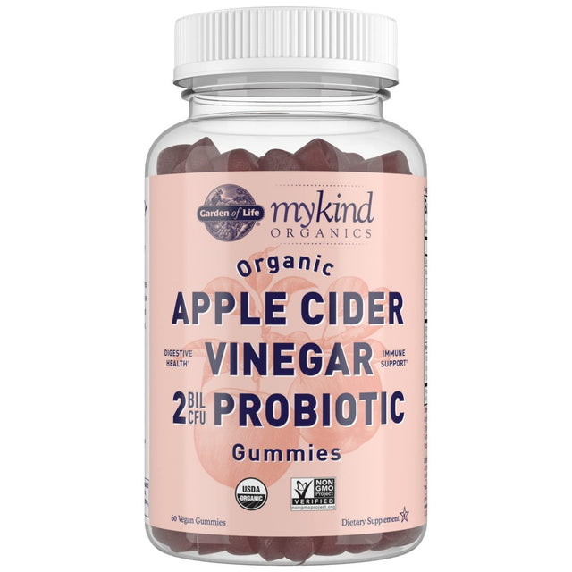 Mykind Organics | Apple Cider Vinegar Probiotic - 60 желирани бонбони - Feel You