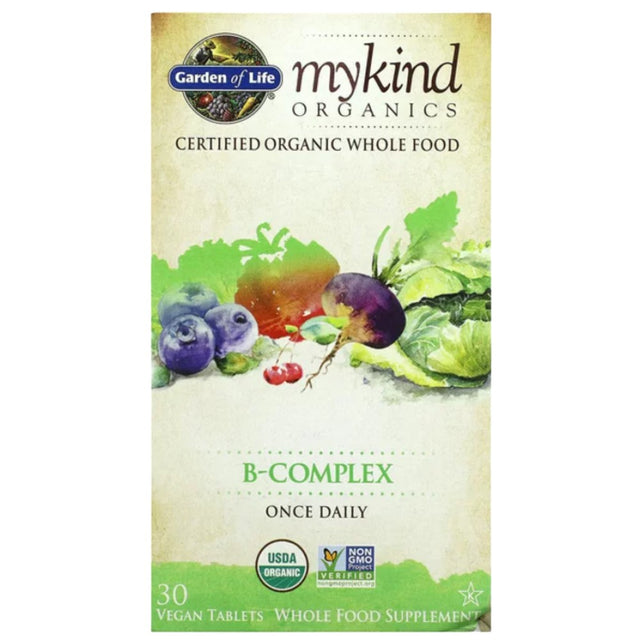 Mykind Organics B-Complex - 30 Таблетки - Feel You
