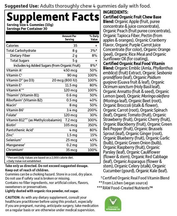 Mykind Organics | Men's Multi Gummies - 120 желирани бонбони - Feel You