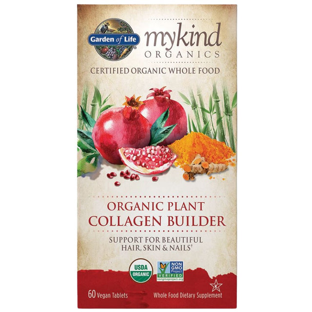 Mykind Organics | Organic Plant Collagen Builder - 60 Таблетки - Feel You