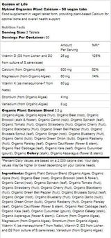 Mykind Organics | Plant Calcium - 180 Таблетки - Feel You