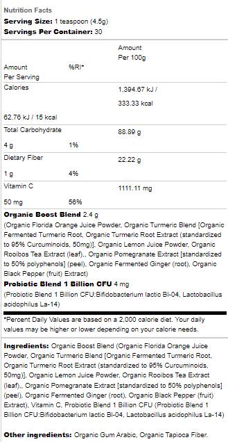 Mykind Organics | Turmeric Booster Powder - 135 грама - Feel You