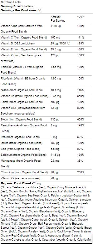 Mykind Organics | Women's Multi - 60 Таблетки - Feel You