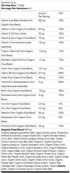 Mykind Organics | Women's Once Daily - 30 Таблетки - Feel You