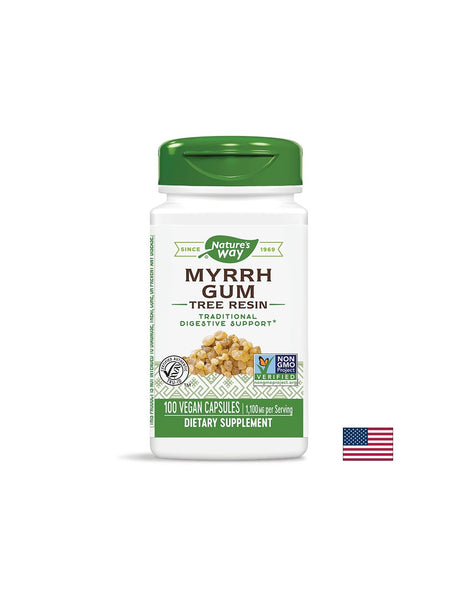 Myrrh Gum Tree Resin/ Смирна (смола) 550 mg х 100 капсули  Nature’s Way - Feel You