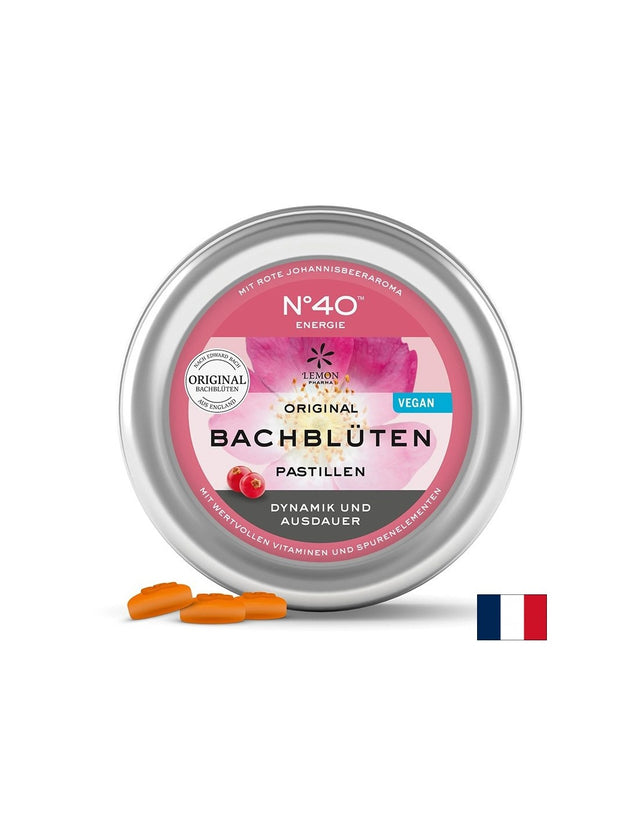 Пастили на д-р Бах - N°40 Енергия, 50 g (~ 40 броя) Lemon Pharma - Feel You