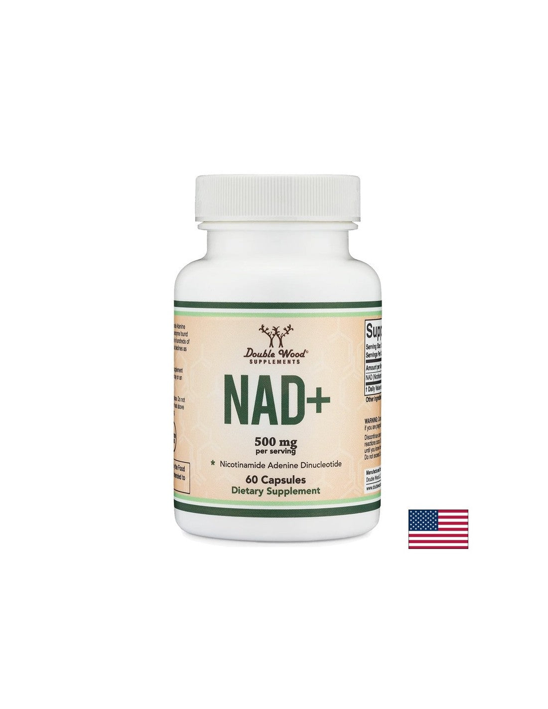 Клетъчно здраве - NAD+ Никотинамид Аденин Динуклеотид, 250 mg x 60 капсули Double Wood - Feel You