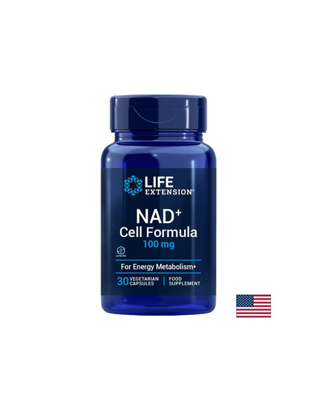 Клетъчно здраве и енергия - NAD+ Cell Formula , 100 mg х 30 капсули - Feel You